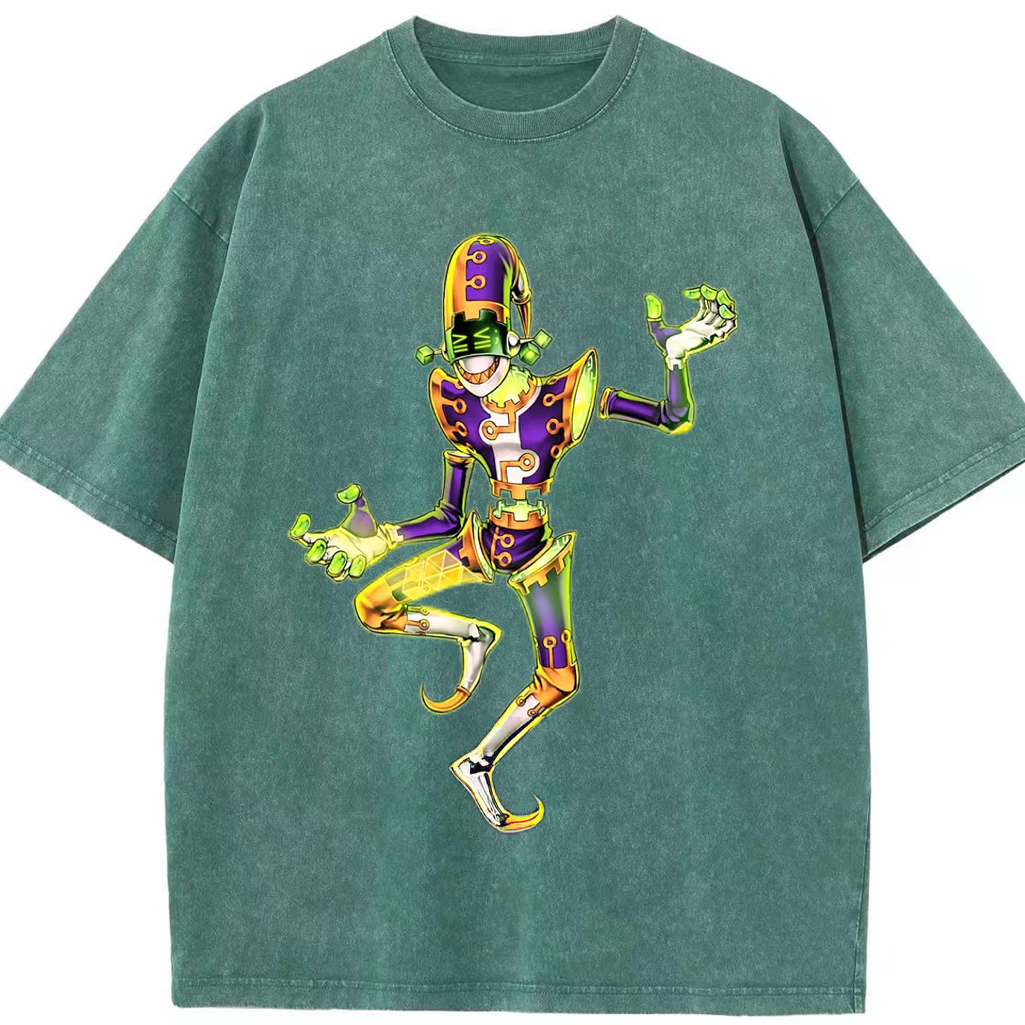 （画像用） 遊☆戯☆王 Yu-Gi-Oh! 綿100% ヴィンテージ風 半袖Tシャツ（フロントプリント）